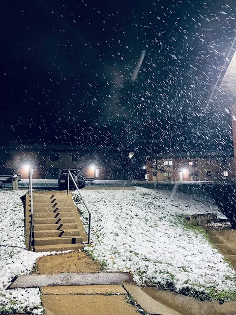 First snowfall experience